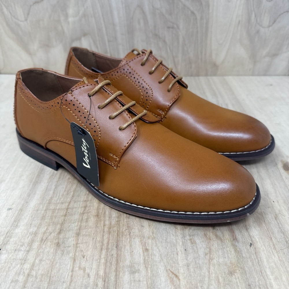 Vostey Men's Oxfords Sz 7 M Dress Shoes Brown